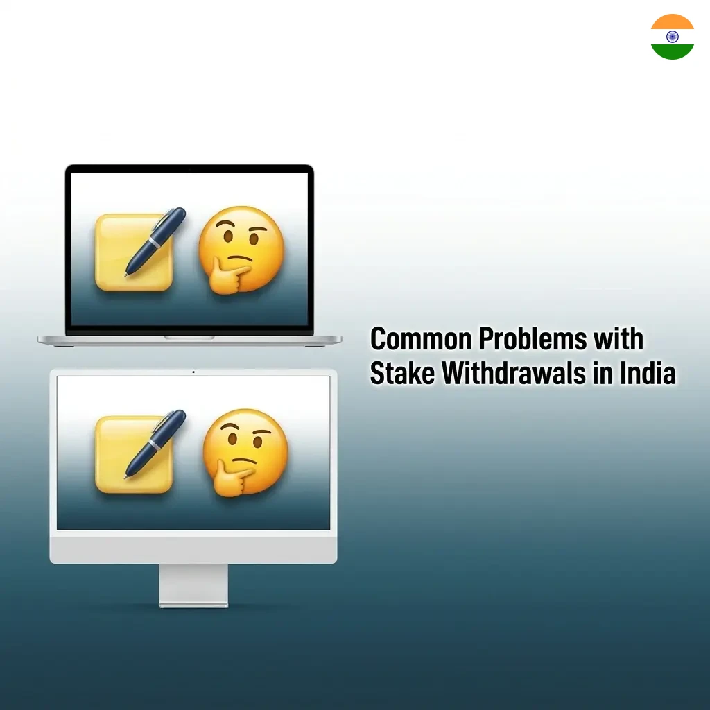 Common problems with Stake withdrawals in India including verification, wallet errors, wagering requirements, and blockchain delays