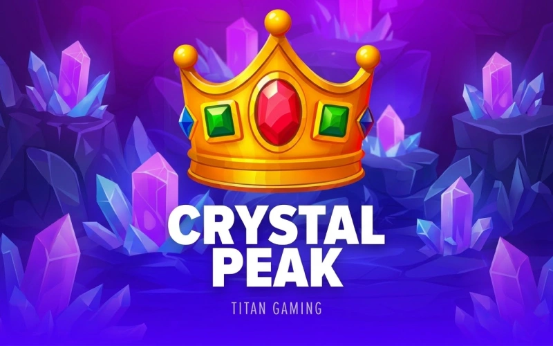 Discover hidden riches in the Crystal Peak slot available at Stake India.