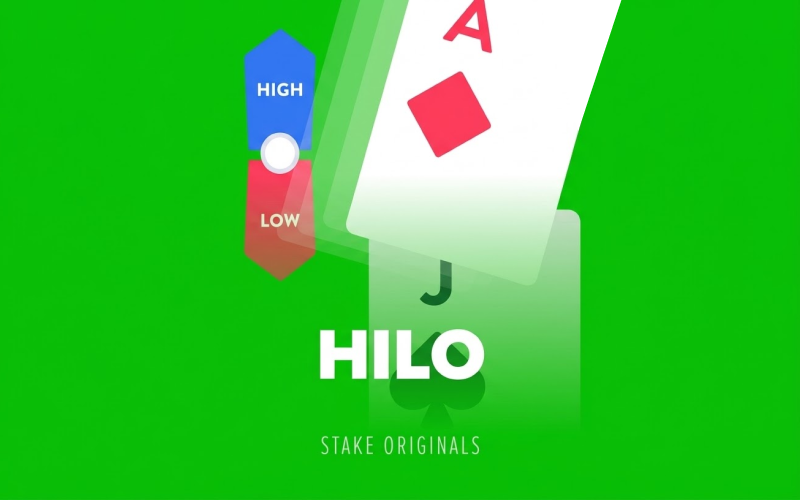 Predict the next card in Stake Original Hilo game.