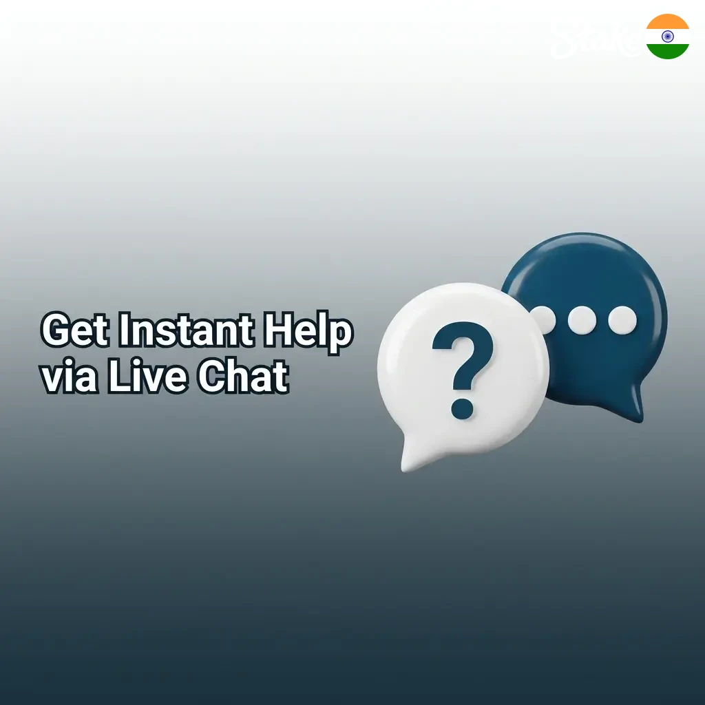 Stake live chat support available 24/7 on website and app for instant help with account, deposits, and bonuses