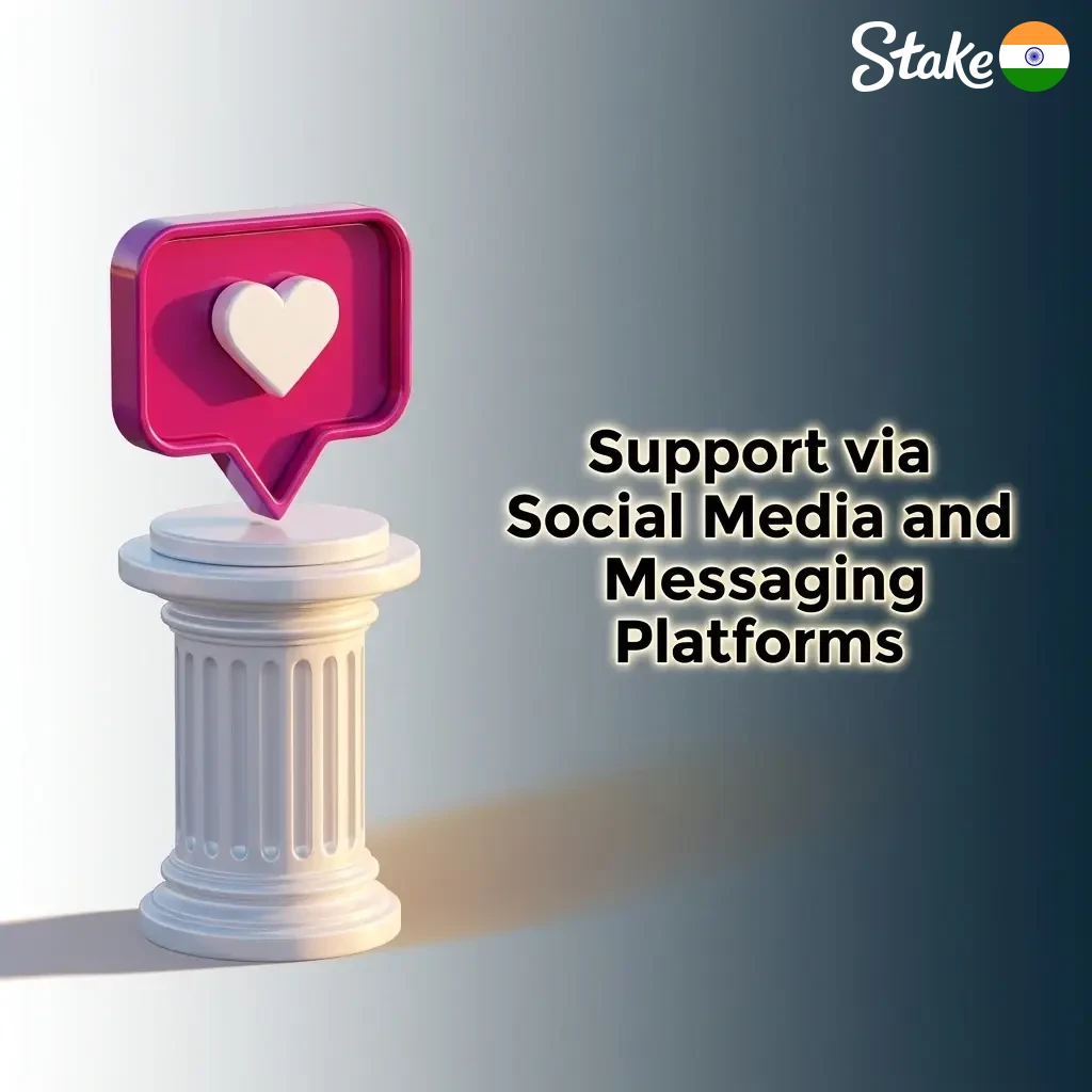 Stake support via Telegram, Twitter, Facebook and Instagram with response times and tips for effective communication